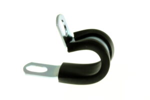 CC00666ADD - .625X .750(W) NEOPRN CSHND STL HOSE CLAMP ZN/TRI/CL