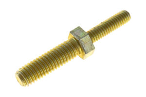 SB00486ADD - 5/16-18&7/16-14 HEX DBL END STUD GR 8 ZN/YL