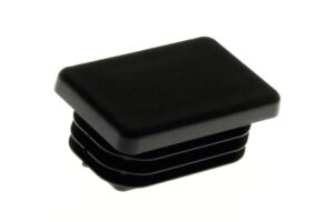 CE00027ADD - 1x1.5x.5 END CAP PLUG     LDPE BLK