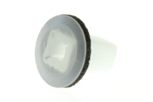 NB00124ADD - M6x1.4 SQR THDLS EXP NUT  NEOPRN SPNG PA6 NAT