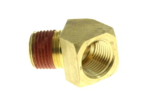 FG00160ADD - 1/2-14 45DEG AUTO PIPE    ELB DRYSL BRS PLN