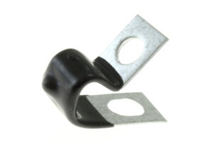 CC00720ADD - .25(D)x.281(HL) 1HS CLMP  VINYL-D STL GALV